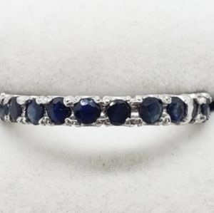 Silver Sapphire Ring FINAL PRICE